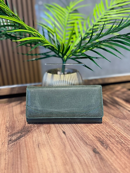 Hakiki Deri Kadın Cüzdanı