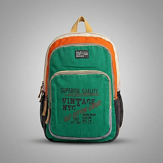 Old Cotton Cargo 5017 patcwork Günlük Sırt Çantası