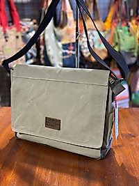 Old Cotton Kullanışlı, Çok Bölmeli, Çok Cepli, Tablet Notebook Çantası, Unisex, Vintage Kanvas Postacı Çantası