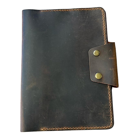 Handmade Hakiki Deri A5 Boyut Defter Kılıfı