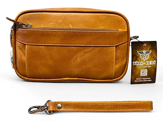 Luxury Hakiki Deri El Omuz Çantası