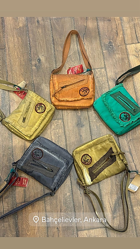 Old Cotton Cargo 7136 ROSBİE S BAG  25 Cm X 20 Cm