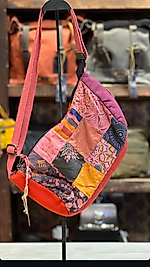 Old Cotton Cargo Vintage Renkli Etnik Salaş Küçük S Boy Plaj Günlük Toparlayıcı Kadın Kol Omuz Çantası 28M x 17CM