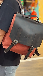 Old Cotton Vintage Kanvas Su Geçirmez Design Unisex Laptop Bölmeli Gezi Okul Seyahat Kamp Sırt Çantası 29x35cm