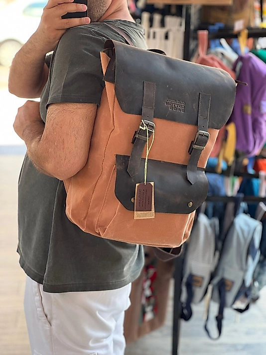 Old Cotton Cargo 7176 S Jadon Kanvas Sırt Çantası