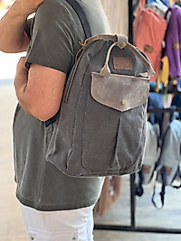 Old Cotton Cargo GDS New Rania Günlük Kanvas Sırt Çantası