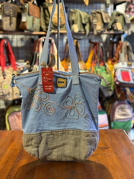 Old Cotton Vintage Salaş Etnik Orta Boy Günlük Kadın Kol Omuz Çantası 40 cm x 38cm