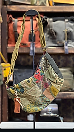 Old Cotton Cargo Vintage Renkli Etnik Salaş Küçük S Boy Plaj Günlük Toparlayıcı Kadın Kol Omuz Çantası 28M x 17CM