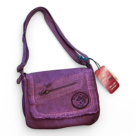 Old Cotton Vintage Küçük Salaş Unisex Günlük Çapraz Postacı Çantası S Boy 26x20cm