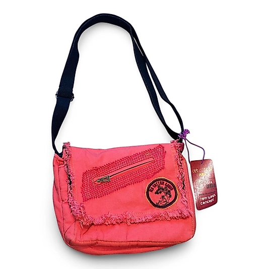 Old Cotton Vintage Küçük Salaş Unisex Günlük Çapraz Postacı Çantası S Boy 26x20cm