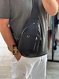 Luxury Hakiki Deri Çapraz Çanta