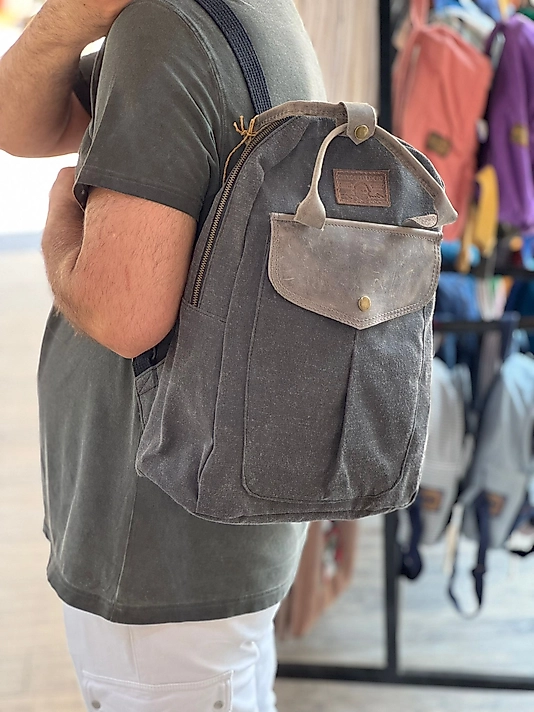 Old Cotton Cargo GDS New Rania Günlük Kanvas Sırt Çantası