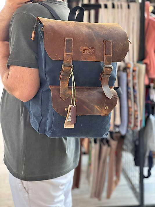 Old Cotton Cargo 7176 S Jadon Kanvas Sırt Çantası