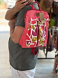 Old Cotton Vintage Kanvas  (Su Geçirmez) Unisex Seyahat Kamp Sırt Çantası 38 cm X 30 cm