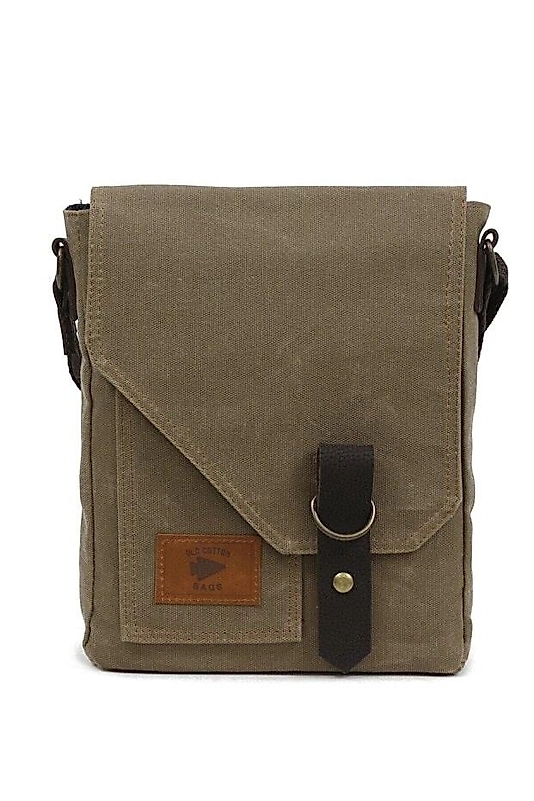 Dark Cotton Su Geçirmez Kumaş Omuz - Mini Laptop - Postacı Çantası