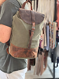 Old Cotton Cargo 7154 GDS New Rania Günlük Kanvas Sırt Çantası