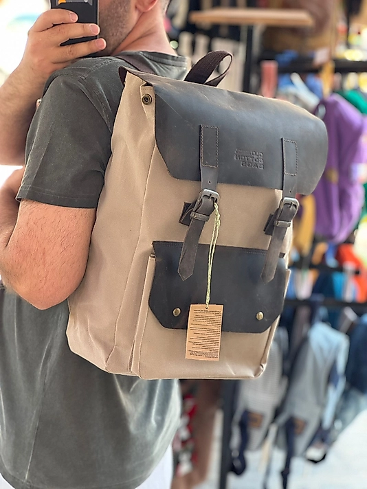 Old Cotton Cargo 7176 S Jadon Kanvas Sırt Çantası